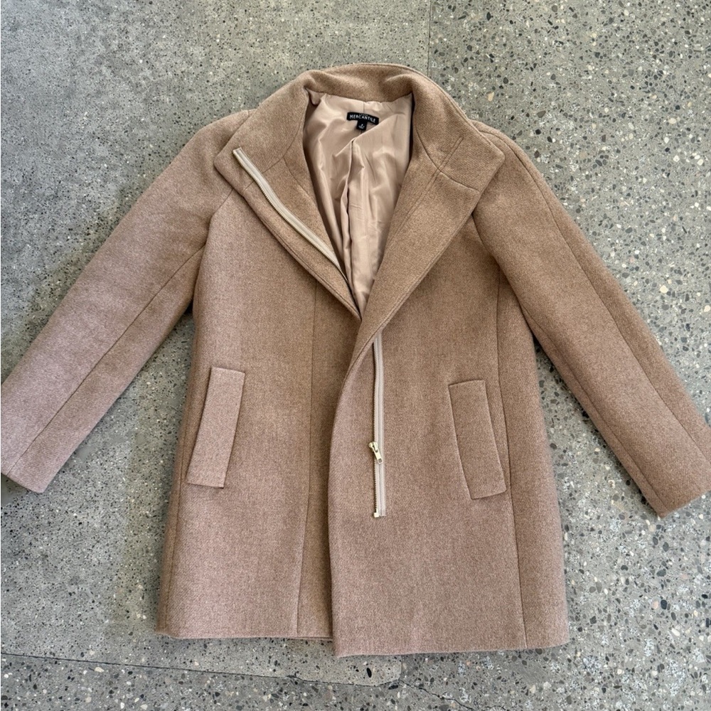 J. Crew Women's Camel Pea Coat